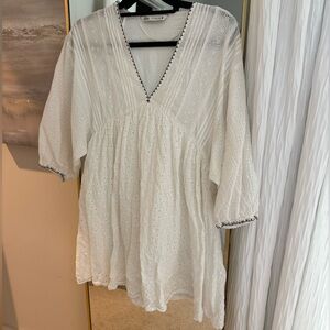 Zara White Dress